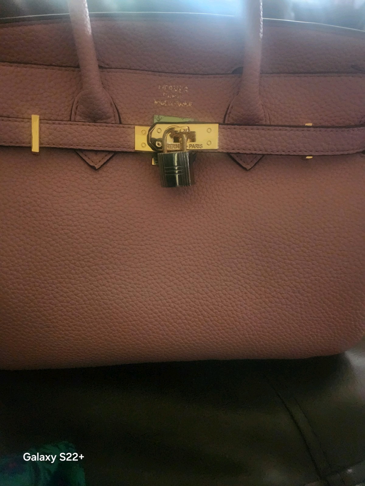 HERMÈS Noir Leather Box Bag for Women