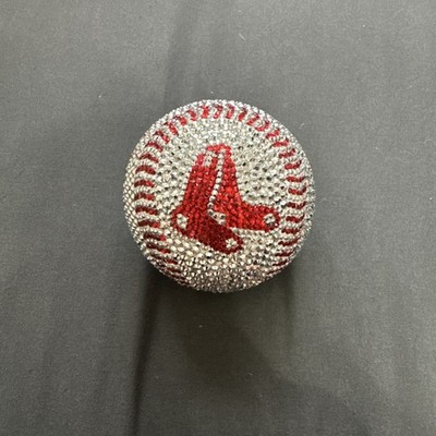 Boston Red Sox MLB Diamond Jewel Ruby Bedazzle Baseball