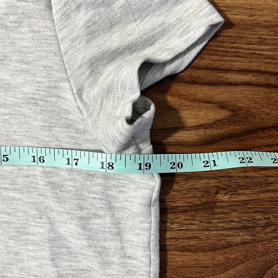 Camisa Top Mujer Ideology Manga Corta Cuello en V Con Capucha Talla Mediana Gris Foto 4 de 4