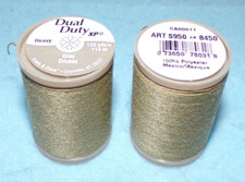 Dual Duty Heavy Thread, 125 Yards Dark Khaki 8450 