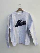 Aime Leon Dore ALD New York Mets Chainstitch Crewneck Sweatshirt Size M NWT