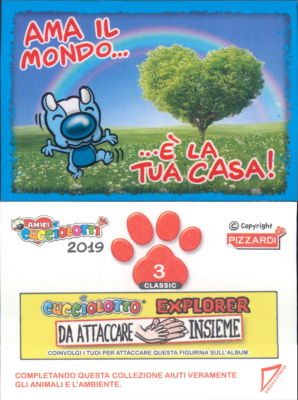 ORIGINAL PIZZARDI STICKER FIGURE * PUPPY FRIENDS COLLECTION 2019 * No. 3