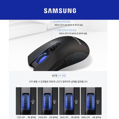 SAMSUNG Bluetooth5.2 Wireless Mouse SM-MG100B 2.4Ghz Multi-Pairing Ergonomic - Picture 9 of 9
