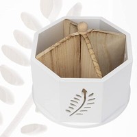 Onvaya® Schreibtisch Organizer Aus Holz | BläTter Design | Stiftehalter