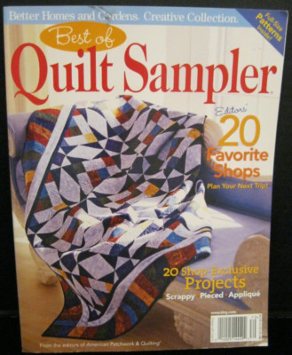 BEST OF QUILT SAMPLER SOFTCOVER BOOK BETTER HOMES & GARDENS CREATIVE COLLECTION!