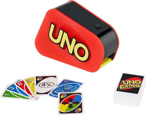 MATTEL GAMES -UNO EXTREME Familien Kartenspiel mit elektronischer Kartenschleude - Afbeelding 1 van 1