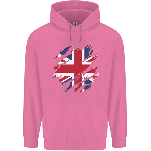 Torn British Flag Union Jack Britain Childrens Kids Hoodie - Picture 5 of 76