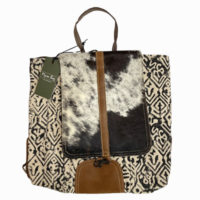 Myra Bag Handbags Oriental Backpack S-1269 Flapover Multicolor