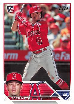 Zach Neto 2023 Topps Update - #US98 RC - Los Angeles Angels