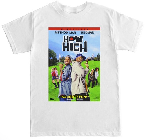 HOW HIGH MOVIE FILM HIP HOP 420 SMOKE RETRO COMEDY TRAP EDM FUNNY MENS T SHIRT - Picture 2 of 5