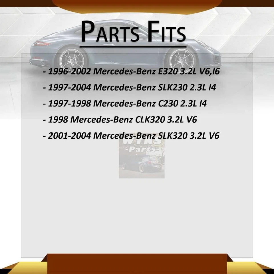 Kit de herrajes de freno de disco trasero para Mercedes-Benz C230 Carlson 1997~1998 Foto 2 de 3