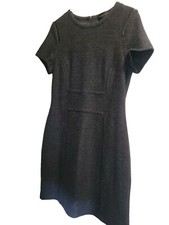 David Lawrence Medium Grey Knit Style Dress