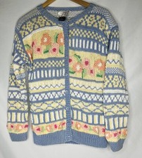 Vintage Susan Bristol Medium 1990 Cardigan Sweater