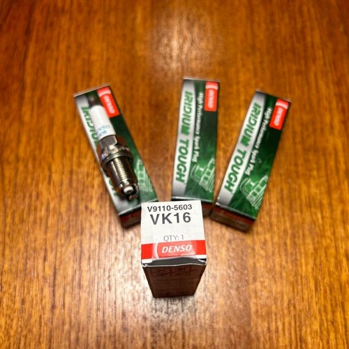 DENSO Genuine Toyota Yaris Aqua Sienta Prius Iridium Spark Plugs Set of 4 VFKB16 - Picture 2 of 2