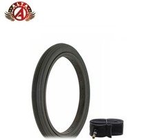 ALTA WIRE BEAD BICYCLE SLICK 16" X 1-3/4 S7 SCHWINN STYLE TIRE BLACK W/TUBE.