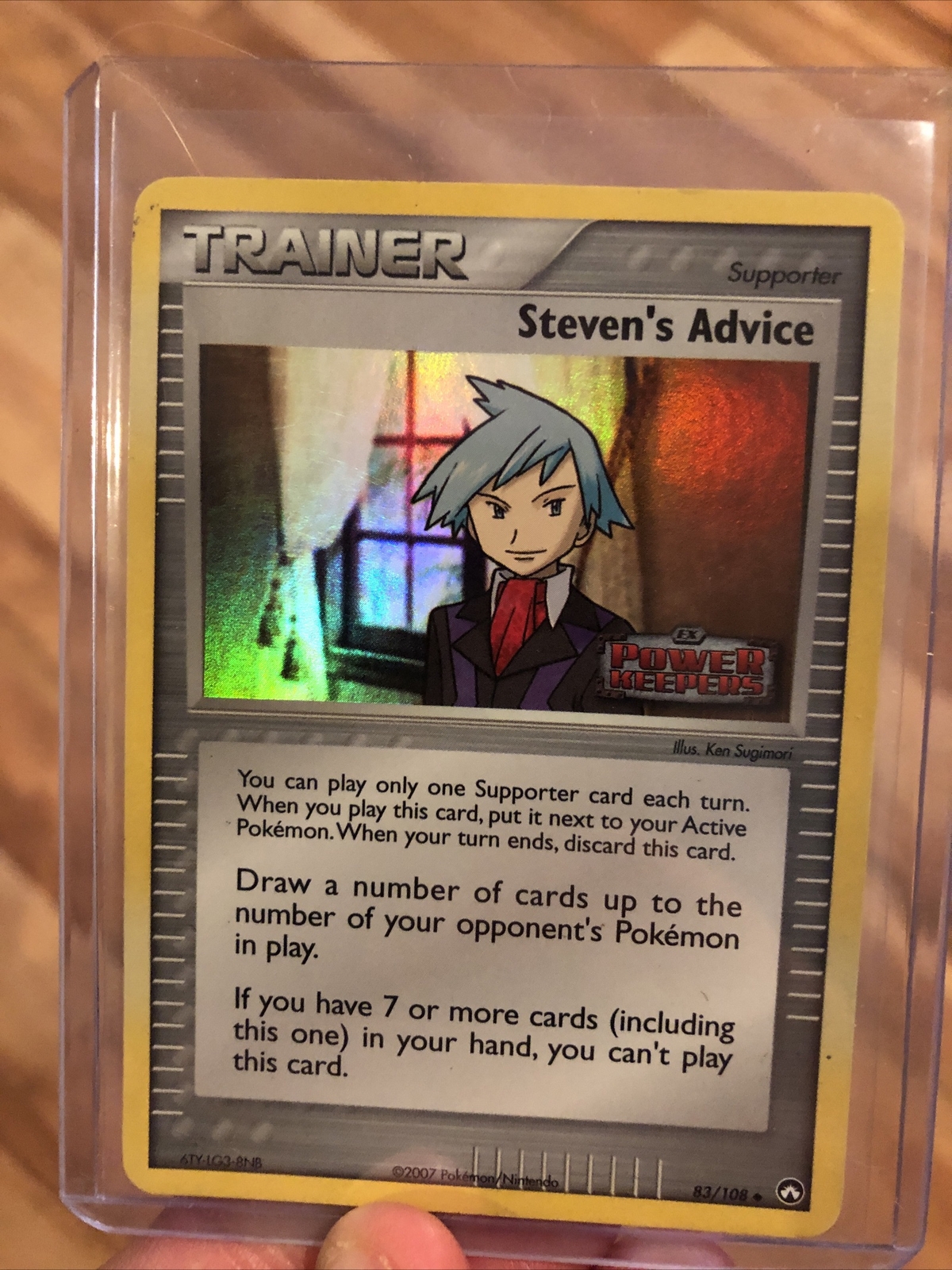 Steven's Advice Holo 83/108 - Ex Power Keepers - LP - Pokemon TCG