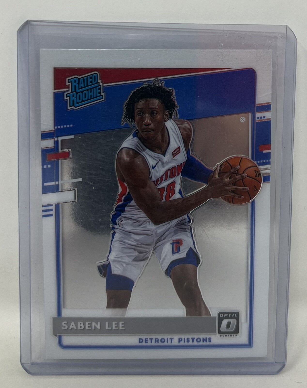 2020-21 Panini Donruss Optic #191 Saben Lee RR Detroit Pistons