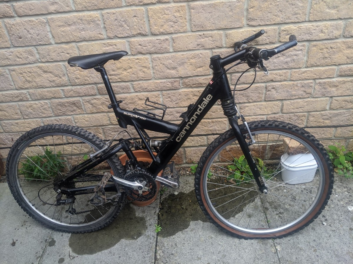 自転車 cannondale SUPER V700 Cannondale super V700 Full Suspension Classic Mountain Bike | eBay UK