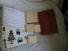 Stampin up 129210 Just Married rubber stamp set UNUSED