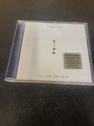 Elton John. Too Low For Zero. Cd