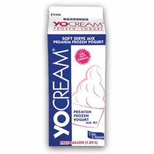 Yocream Yogurt Mix, Salted Caramel Corn Low-Fat Soft Serve (64 Oz, 6 Per Case)