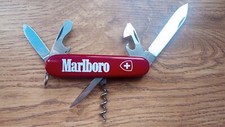 Vintage 1985 Victorinox  Schweizer Taschenmesser mit Marlboro Aufdruck / Neu OVP