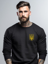 Ukrainian Unisex Sweatshirt Ukraine Zelensky Sweatshirt Ukraine Trident Sweater