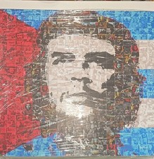  Che Guevara Digital Photo Mosaic 50x50 Original by Maria Murgia Beautiful