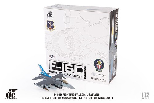 F-16 F-16D Fighting Falcon 121st FS, 113th FW USAF ANG 2011 - 1/72 Diecast Model - Picture 9 of 12