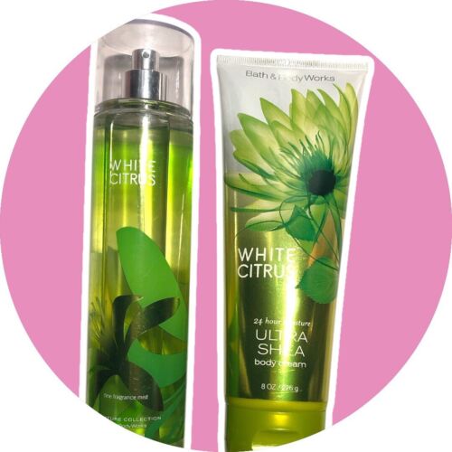 Bath & Body Works White Citrus Duftnebel & ultimative Feuchtigkeitscreme SET 8oz