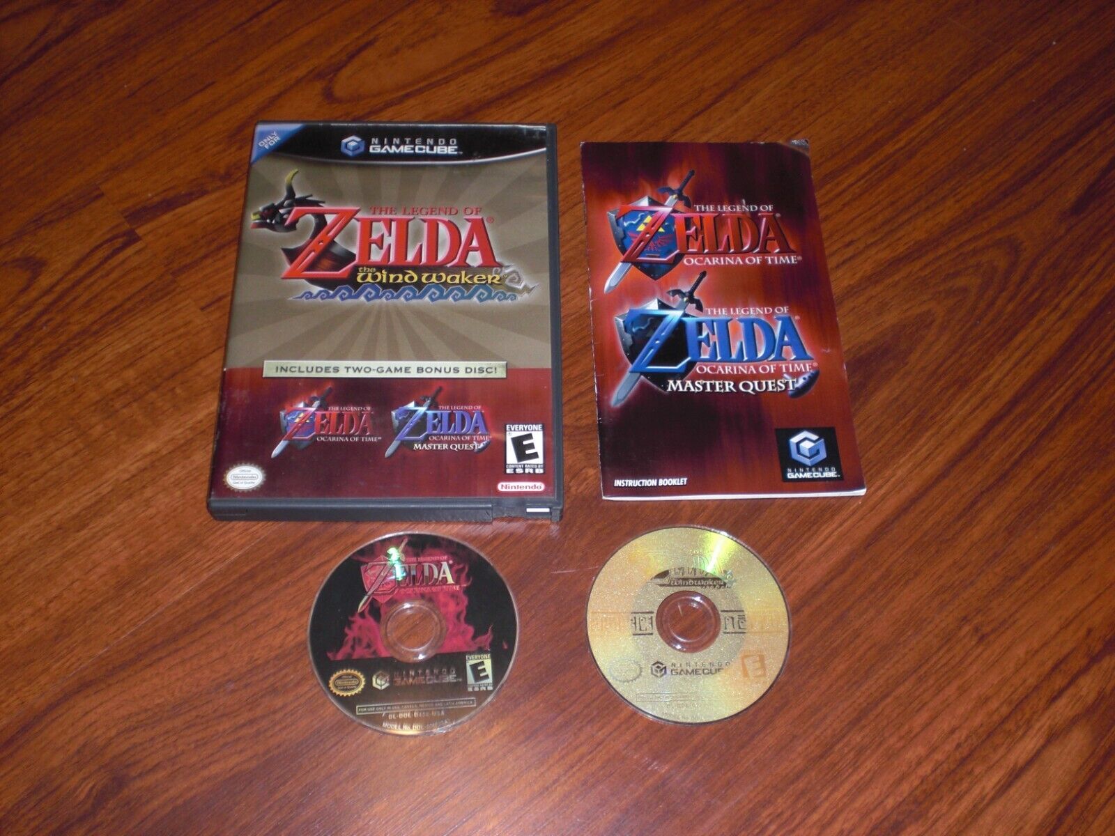 CIB LEGEND OF ZELDA OCARINA OF TIME MASTER QUEST NINTENDO GAMECUBE VIDEO  GAME