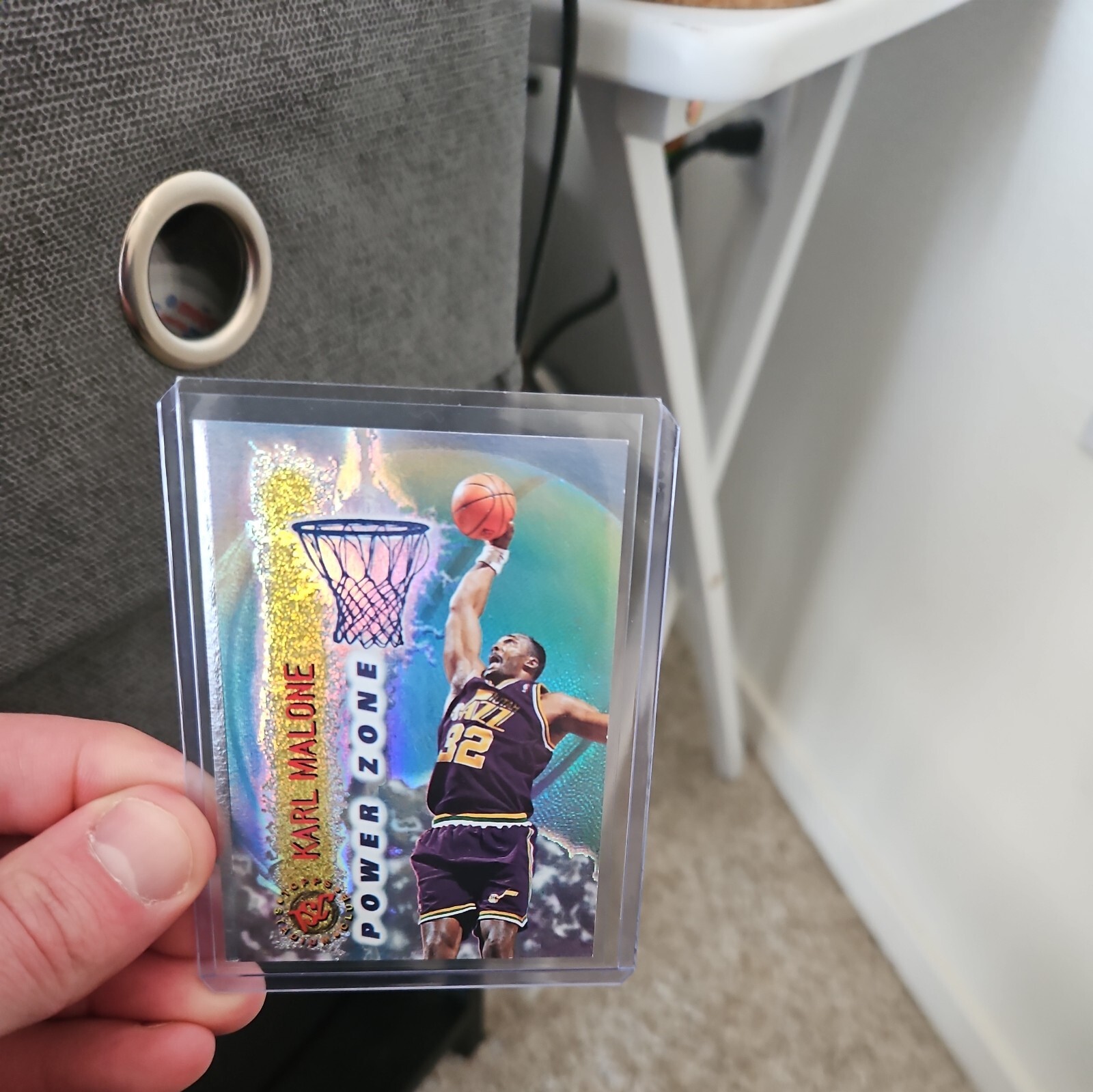 1995 Topps Stadium Club Karl Malone Power Zone PZ4 HOF Utah Jazz Basketball Card