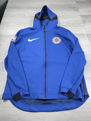 Los Angeles Clippers Jacket Mens XL Blue Team Issued Pro Cut Jersey Nike NBA - Picture 2 of 10