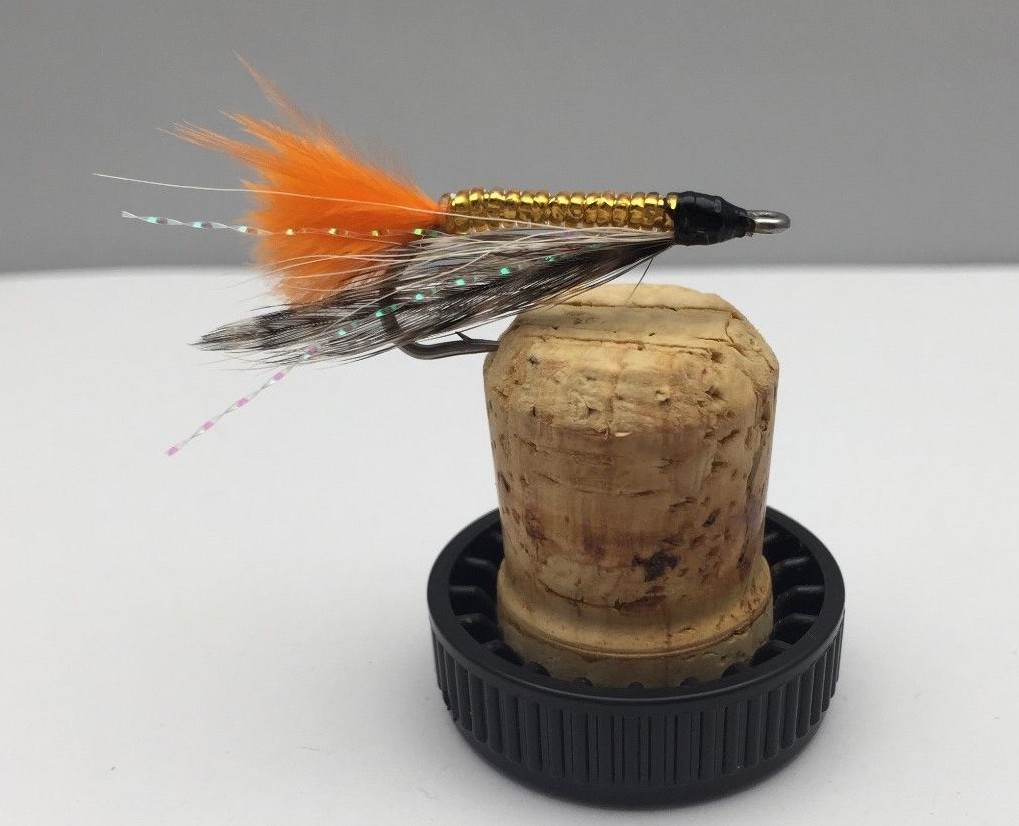 Mosca Pesca Acqua Salata Bonefish 8 Confezione Misura 4 - 6 Arancione #193