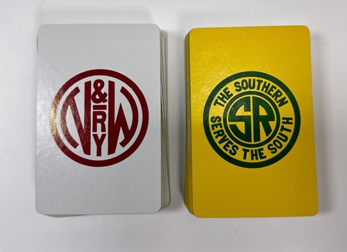 2 Decks Eisenbahnzug Spielkarten Southern Railway Norfolk & Western - Bild 2 von 4