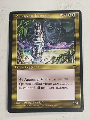 MTG Princess Lucrezia (Italian Legends/Gold/U) - BGM | eBay