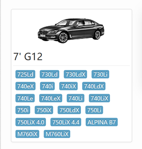 Genuine Front Pair Windscreen Wiper Blades For BMW 7 Series Saloon G11 G12 RHD - Picture 7 of 7