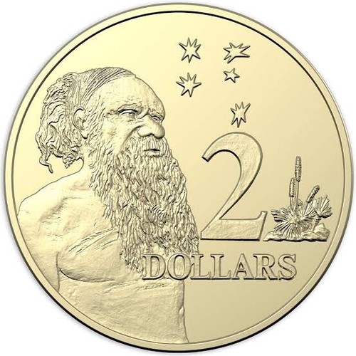 One (1) 2019 Australian Two Dollar $2 Coin JC Effigy From Mint Bags UNC - Picture 2 of 3