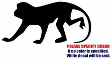 MONKEY Ape Decal Sticker JDM Funny Animal Vinyl Car Window Bumper Laptop 12"