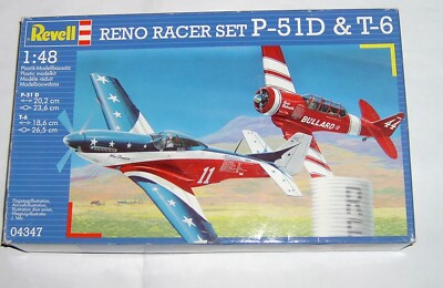 Revell 04347R Reno Racer Set* P-51 D & T-6 +*1:48* Rarität von 2000