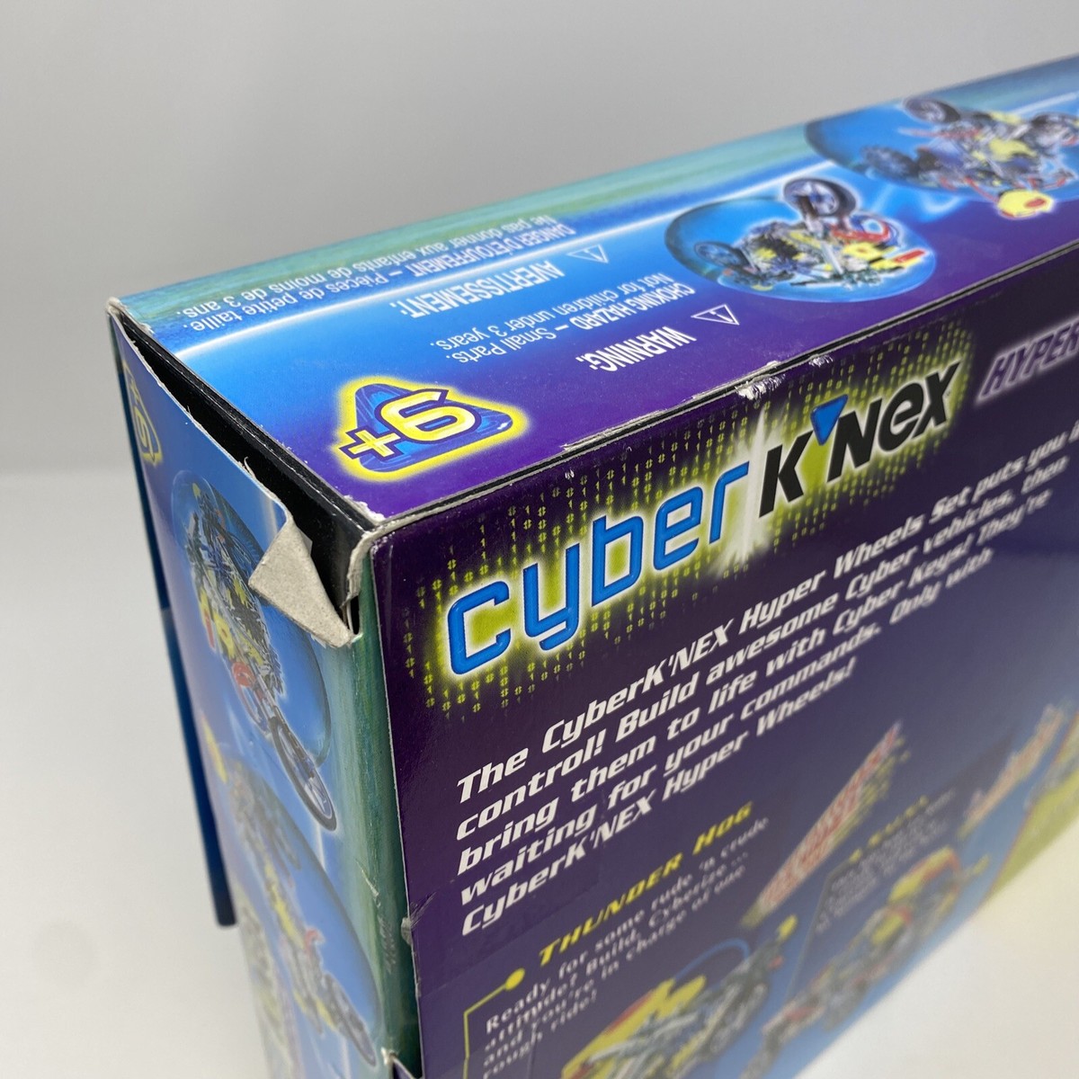 LIMITED EDITION SUPER DELUXEBOX SET【輸入盤】 Cyber K'NEX Hyper Wheels, KNEX SET # 15003, Vintage