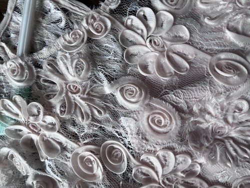 CARLA ZAMPATTI Size 10 Dress Lace Floral Blush Pink Cocktail - Imagen 4 de 11