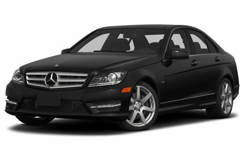 Genuine Set Mud Flaps Splash Guards For 2011-2014 Benz C Class AMG / C63 Sedan - Picture 7 of 7
