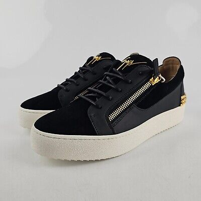Giuseppe Zanotti May London Black Low Top Sneakers New Size Giuseppe Zanotti May London Black Low Top Sneakers New Size