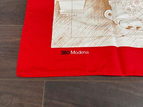 Foulard sciarpa seta originale Ferrari 360 Modena idea anni 2000 e scatola originale - Foto 4 di 8