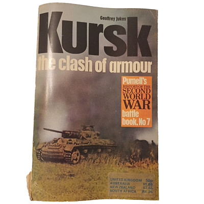Geoffrey Jukes KURSK the clash of armour Battle Book no 7 1968 Used Condition
