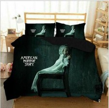 3D Michael Myers Bedding Set Child's Play Chucky Duvet Cover Pillowcase Bed TX