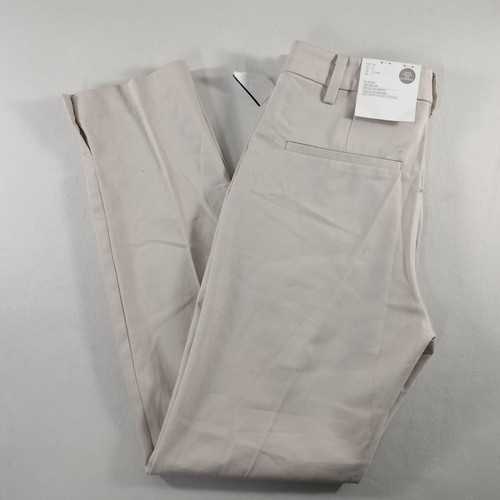 NWT H&M Dress Slacks Side Zip Beige Pants Womens Size 6 - Picture 2 of 8