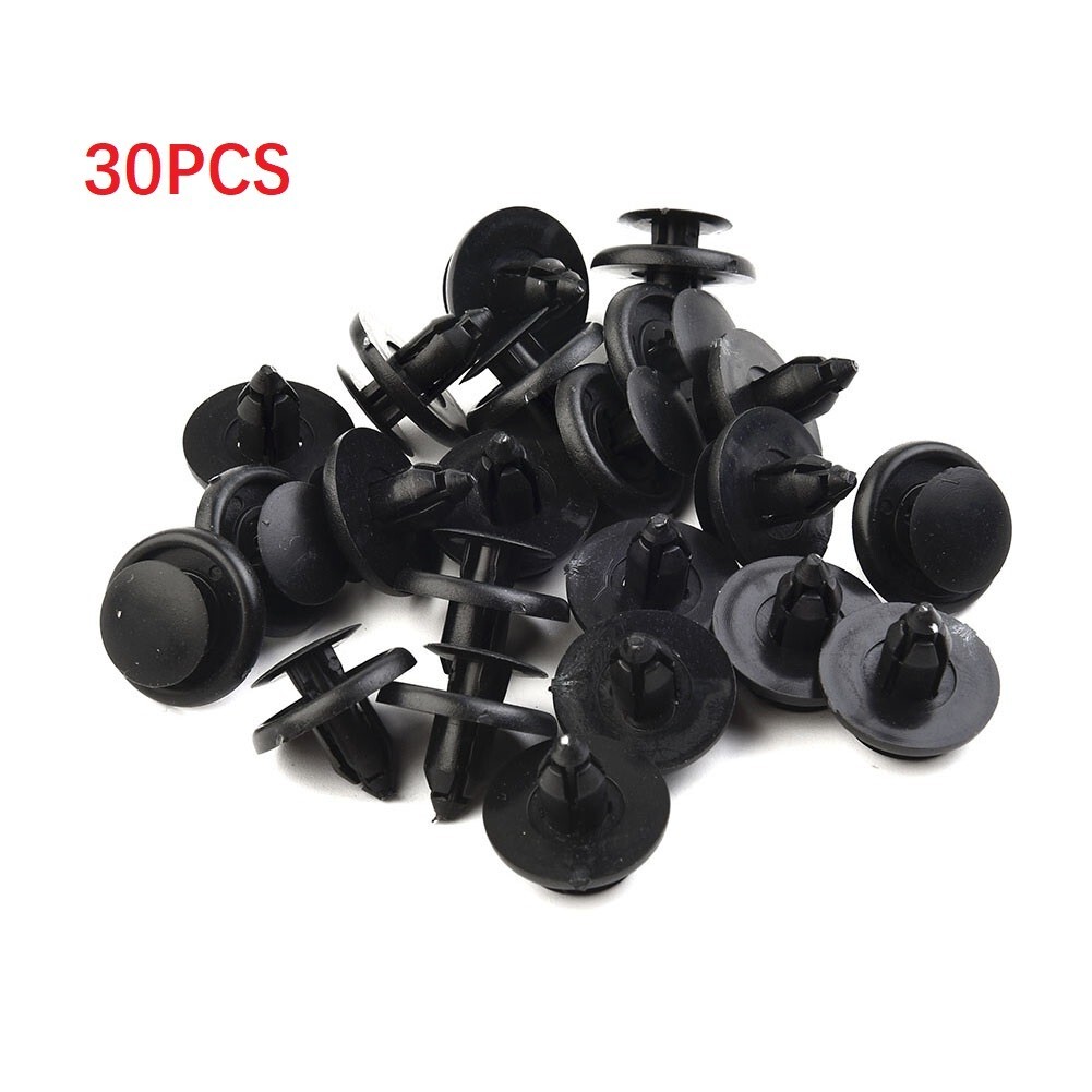 Keep Your Car Parts in Place with These Black Plastic Rivets Set of 30