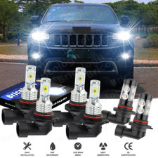 For Jeep Grand Cherokee 1999-2010 Bulbs Led Headlight Hilow Beam Fog Lights For Jeep Grand Cherokee 1999-2010 Bulbs Led Headlight Hilow Beam Fog Lights
